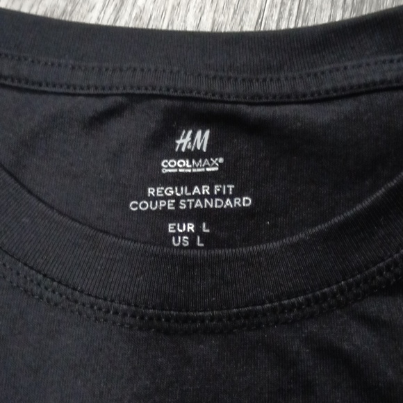 H&M Black Muscle Tee - Picture 2 of 4